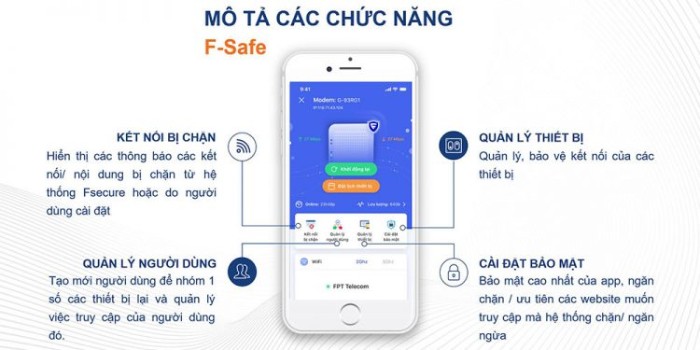 Những tính năng nổi bật của F-Safe