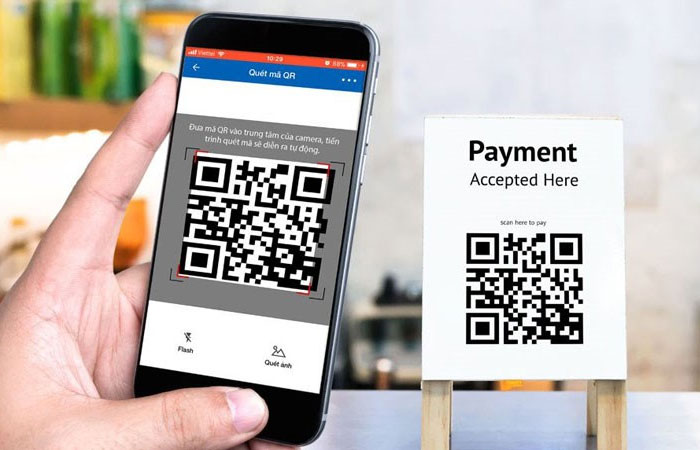 QR Pay là một trong các hình thức thanh toán tiền trên smartphone thông dụng nhất hiện nay