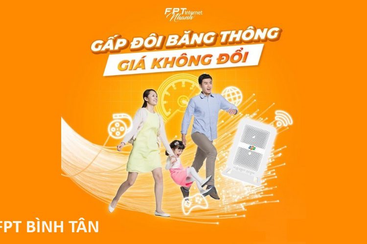 Lắp Mạng FPT Quận Bình Tân Tặng Modem Wifi 4 Cổng